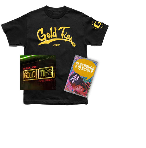 Gold Tips T-shirt + Cassette + CD