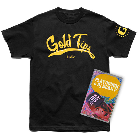 Gold Tips T-shirt + Cassette Bundle