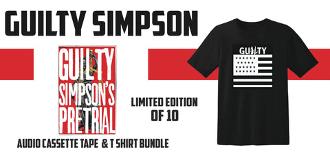 Guilty Simpson "Pre-Trial" Cassette Tape & T-Shirt Bundle (Pre-Order)