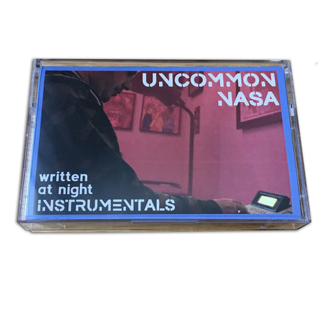 Uncommon Nasa "Written At Night" Instrumentals Cassette Tape